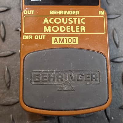 Behringer AM100 Acoustic Modeler Simulator 2000s - Brown like Boss AC-2 AC-3 image 2