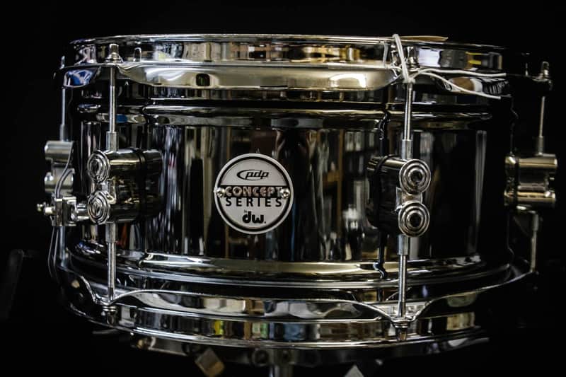 PDP PDSN0612BNCR 6x12 Black Nickel Over Steel Snare Drum image 1
