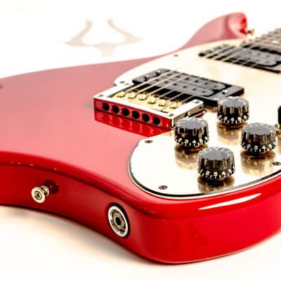 Daion Savage Red Electric Guitar w/ Original Daion Branded Hardshell Case image 16