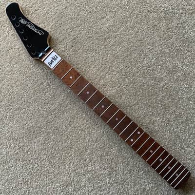 Black Stratocaster Strat Style Guitar Maple Neck, Rosewood 22 Frets Fingerboard image 1