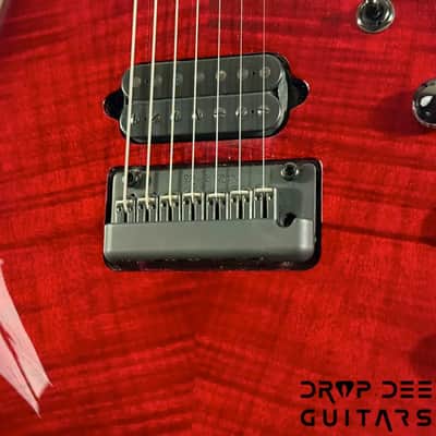 Ernie Ball Music Man JP15-7 7-String Electric Guitar w/ Case - Red Tide image 7