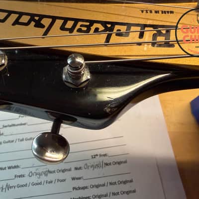 1989 Rickenbacker 325V59 Jetglo OHSC image 15