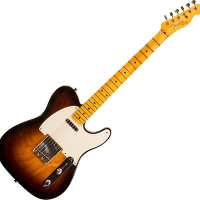Fender CUSTOM SHOP TELE 1955 LTD 2S HT MN #CZ560649 - RELIC WIDE FADE 2-COLOR SUNBURST 1955 image 1