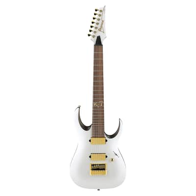 Ibanez K7YANG Head Signature 7-String Electric Guitar - Matte White image 2