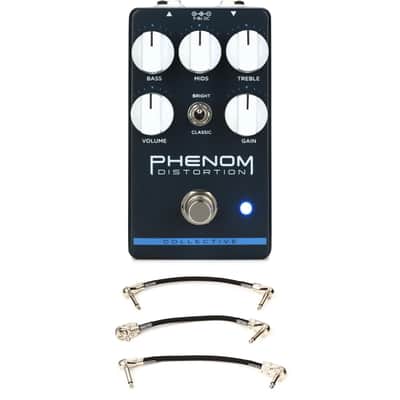 Wampler Phenom Distortion Pedal with 3 Patch Cables image 1