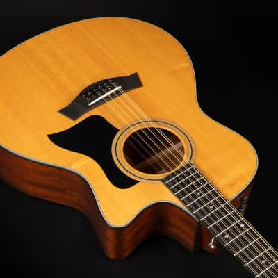 2017 Taylor 356ce with ES2 Electronics - Natural | USA All Solid Grand Symphony Acoustic Guitar Cutaway Pickup | OHSC image 8