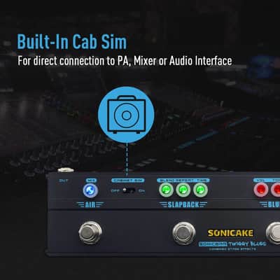 SONICAKE Twiggy Blues Guitar Multi Effects Pedal Twiggy Blues Compressor Overdrive Delay Reverb image 6