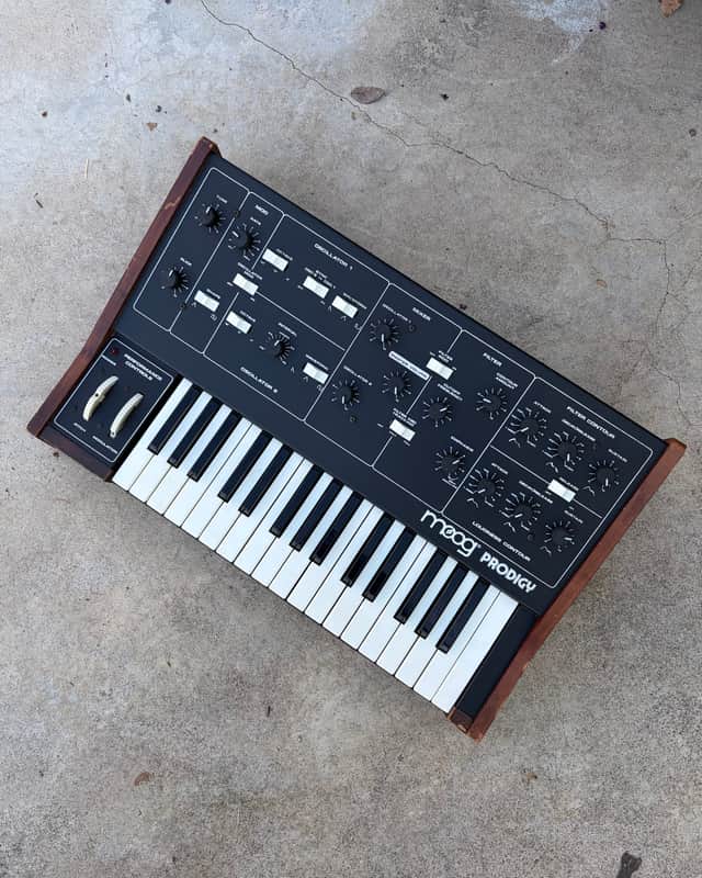 SERVICED Moog Prodigy 32-Key Monophonic Analog Synthesizer 1979 - 1984 - Black image 1