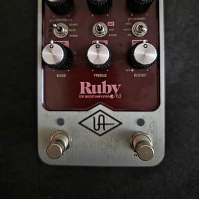Universal Audio Ruby ’63 Top Boost Amplifier 2022 - Present - Ruby / Silver image 1