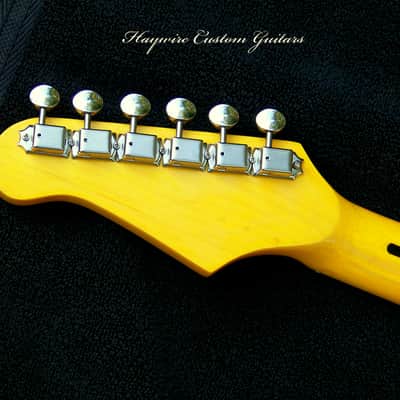 Seven Sound Switching Strat + Working Bridge Tone+Treble Bleed+SRV Pickups + Treble Bleed Circuit + '59 Style Neck with "C" Profile+ Setup+ Leveled, Crowned and Polished Frets+ Kluson Style Vintage Tuners! image 7