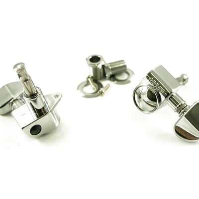 Genuine Grover 102-18C Rotomatic 18:1 3x3 tuners, Chrome image 2
