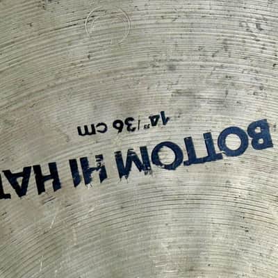 BEAUTIFULLY AGED LIGHT 14” Zildjian EAK Hihats 905g 1404g image 4