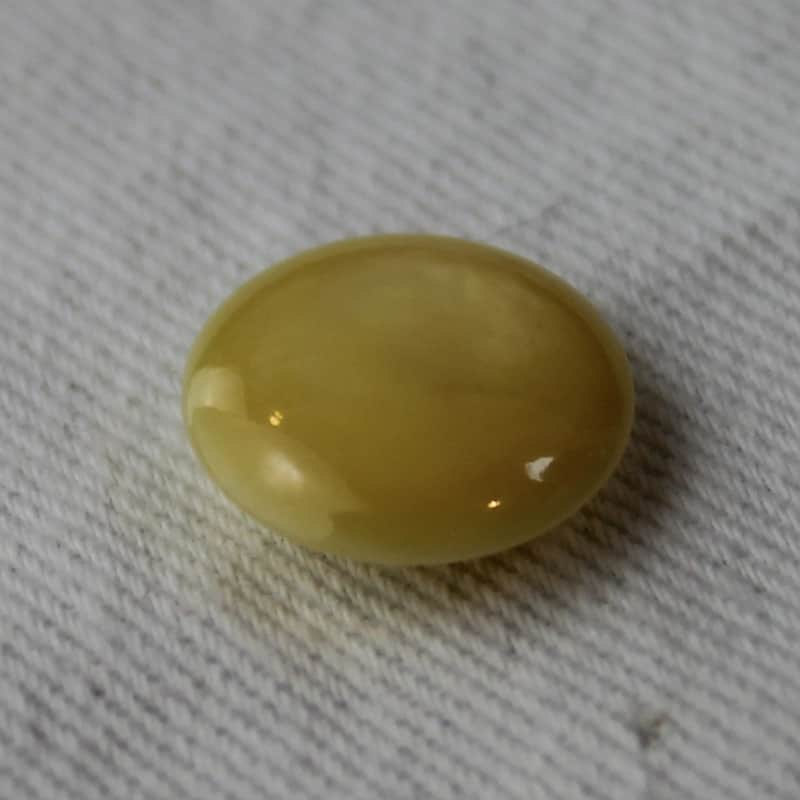 Bandoneon Button Accordion Part - Pale Yellow Pearl Bass Flat Button 13.6mm x 5mm image 1