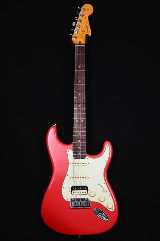 Fender American Ultra Luxe Vintage '60s Stratocaster HSS from 2025 in Fiesta Red with original Hardcase