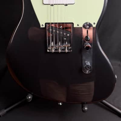 Squier FSR Paranormal Offset Telecaster SJ Electric Guitar Charcoal Frost Metallic image 2