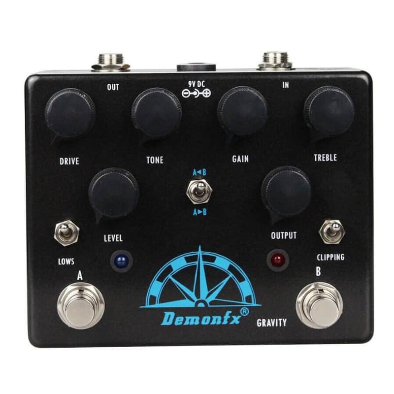 Demonfx DFG Gravity Dual Channel Overdrive w/clip options image 1
