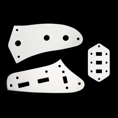 Silver Set Guitar Jaguar Style Control Plate Pickup Selector Switch image 2