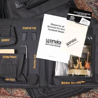 Warwick Pro Series Corvette Standard Electric Bass - Antique Tobacco Transparent Satin with Gig Bag image 17