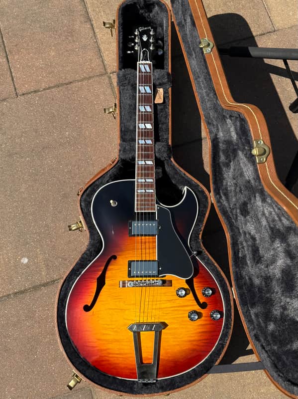 Gibson ES-175 Figured 2017 - Vintage Sunburst image 1