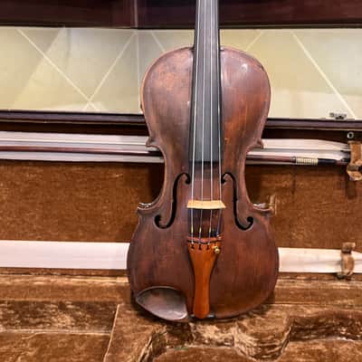 *Video demo* Flamed Fiddle Vintage c. 1880-1910 -Full size 4/4 image 2