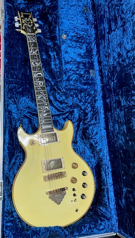 Ibanez Artist AR500 Steve Miller Custom 1979 aged white image 1