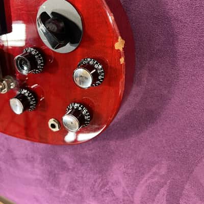 Orville by Gibson EB-3 SG Short-Scale 1996 - Heritage Cherry image 4