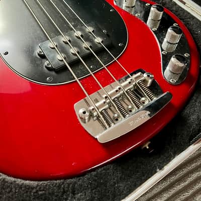 Music Man Stingray 4 1996 - Red image 4