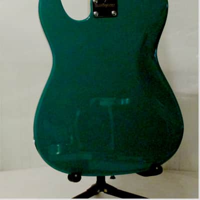 Bullfighter D133 - TL Series Electric Guitar - Lotus/Dark Green Color with Flower Graphic image 10