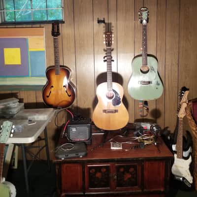 Yamaha FG-75 Red Label Folk Guitar 1968 - 1974 - Natural image 2