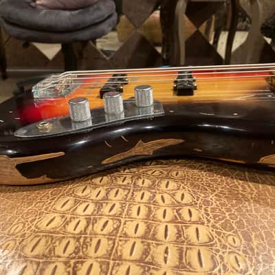 Fender Custom Shop Jaco Pastorius Tribute Jazz Bass Relic 1999 - 2019 - 3-Color Sunburst image 11