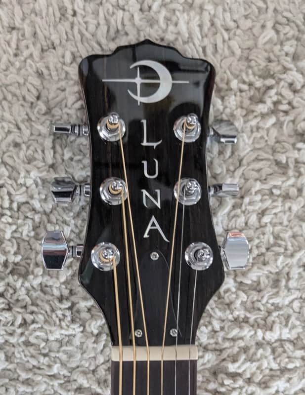 Luna OCL BTF SPR Oracle Butterfly Grand Concert Acoustic Electric