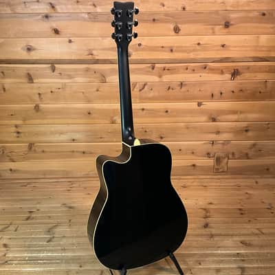 Yamaha FGC-TA TransAcoustic Acoustic Guitar - Black image 5
