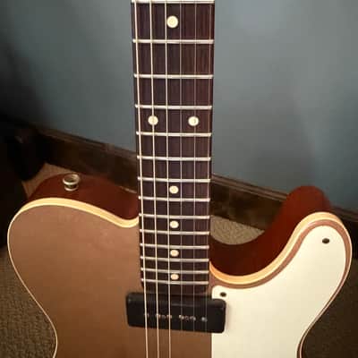 Fender Custom Shop P90 Mahogany Telecaster Journeyman Relic 2020 Aged Firemist Gold image 9