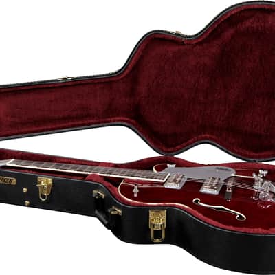 Gretsch G6241 16" Deluxe Hollow Body Electric Hardshell Case Black image 2