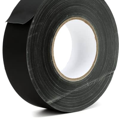 Hosa GFT-447BK 2 inch Gaffer Tape - 60 Yard Roll - Black (5-pack) Bundle image 1