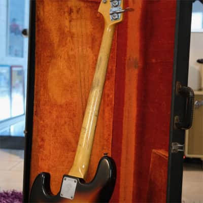 1966 Fender Jazz Bass Sunburst | Vintage Fender Bass image 8
