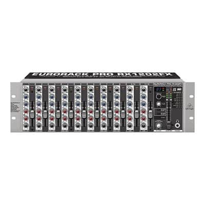 Behringer Eurorack Pro RX1202FX Premium 12-Input Mic/Line Rack Mixer with XENYX Preamplifiers, British EQ's and Multi-FX Processor image 2