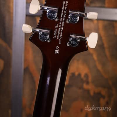 PRS SE Hollowbody I Piezo Orange Tiger Smokeburst image 6
