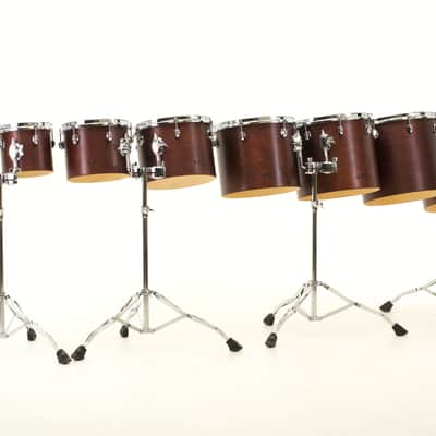 TreeHouse Custom Drums Academy Concert Toms - Full Set 6-8-10-12-13-14-15-16 EARTH BROWN Bild 2