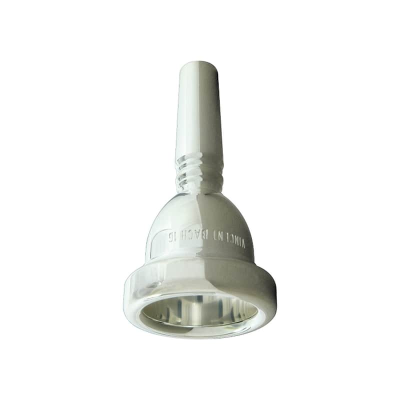 Bach Classic Trombone Silver Plated Mouthpiece Large Shank 1G image 1