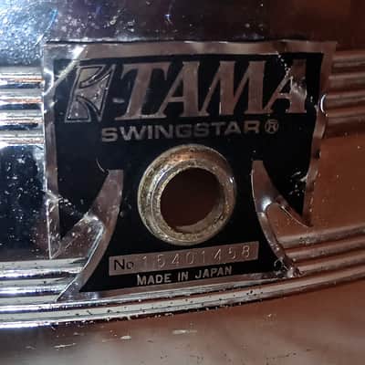 TAMA VINTAGE SWINGSTAR SNARE DRUM 80's/90's - COS - FREE SHIP TO C-USA! image 12