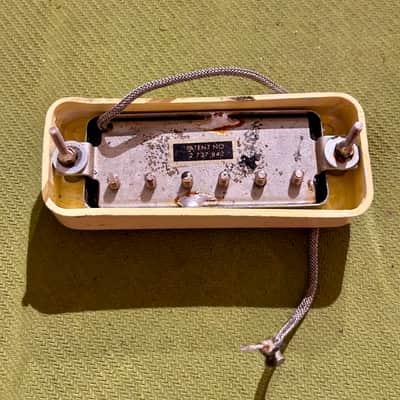 Gibson Vintage Mini Humbucker Set 1969 - 1974 Patent Number Sticker Pickup Set image 3