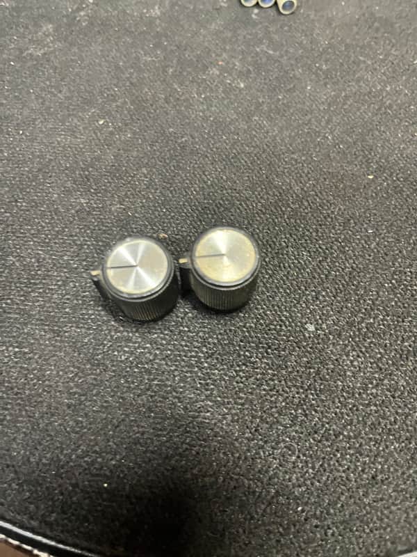 Moog  D Shaft Push On Knob Pair  1980s image 1