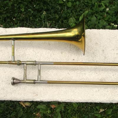 Bach Stradivarius Model 6 (VII) 1949, Gold, Mute, Mouthpiece, Case image 2