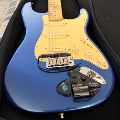 Fender American Ultra Stratocaster - Cobra Blue With Roland GK-2A Pickup, Suhr Gigbag! image 1