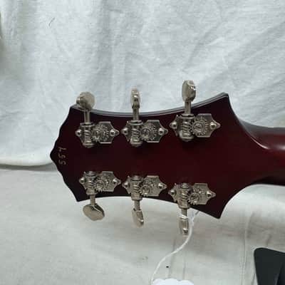 Knaggs Kenai T3 Satin Singlecut Guitar with Case 2017 - Burgundy Drift image 9