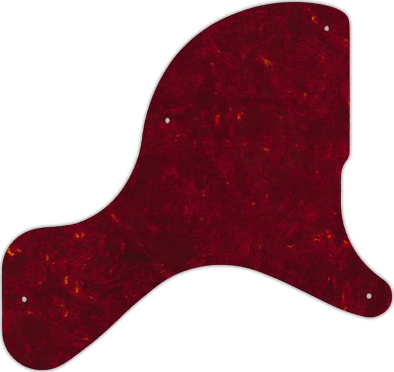 WD Custom Pickguard For Gibson Billie Joe Armstrong Signature Les Paul Junior #05R Tortoise Shell Re image 1