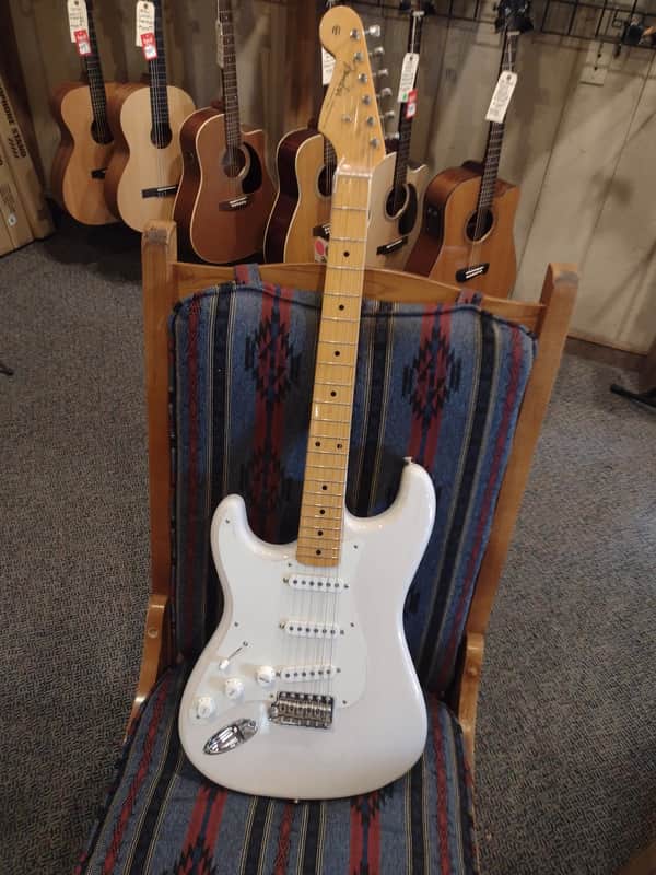 Fender American Original 50's Lefty Strat 2019 - Gloss white image 1