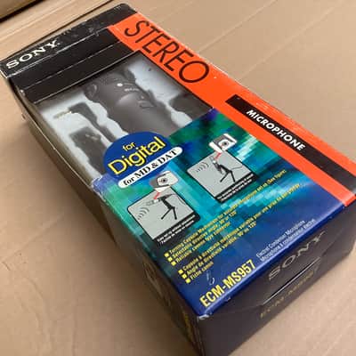 Sony Stereo microphone made in Japan / ECM MS 957 MS957 in original box ! image 4