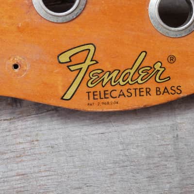 Fender telecaster bass neck 1968 1968 natural image 3